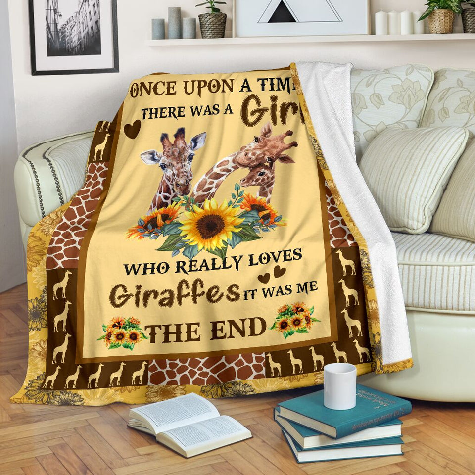 Who really loves giraffes it was me blanket