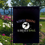 Witch Parking All Others Will Be Toad Flag, Halloween Parties Fun Gifts