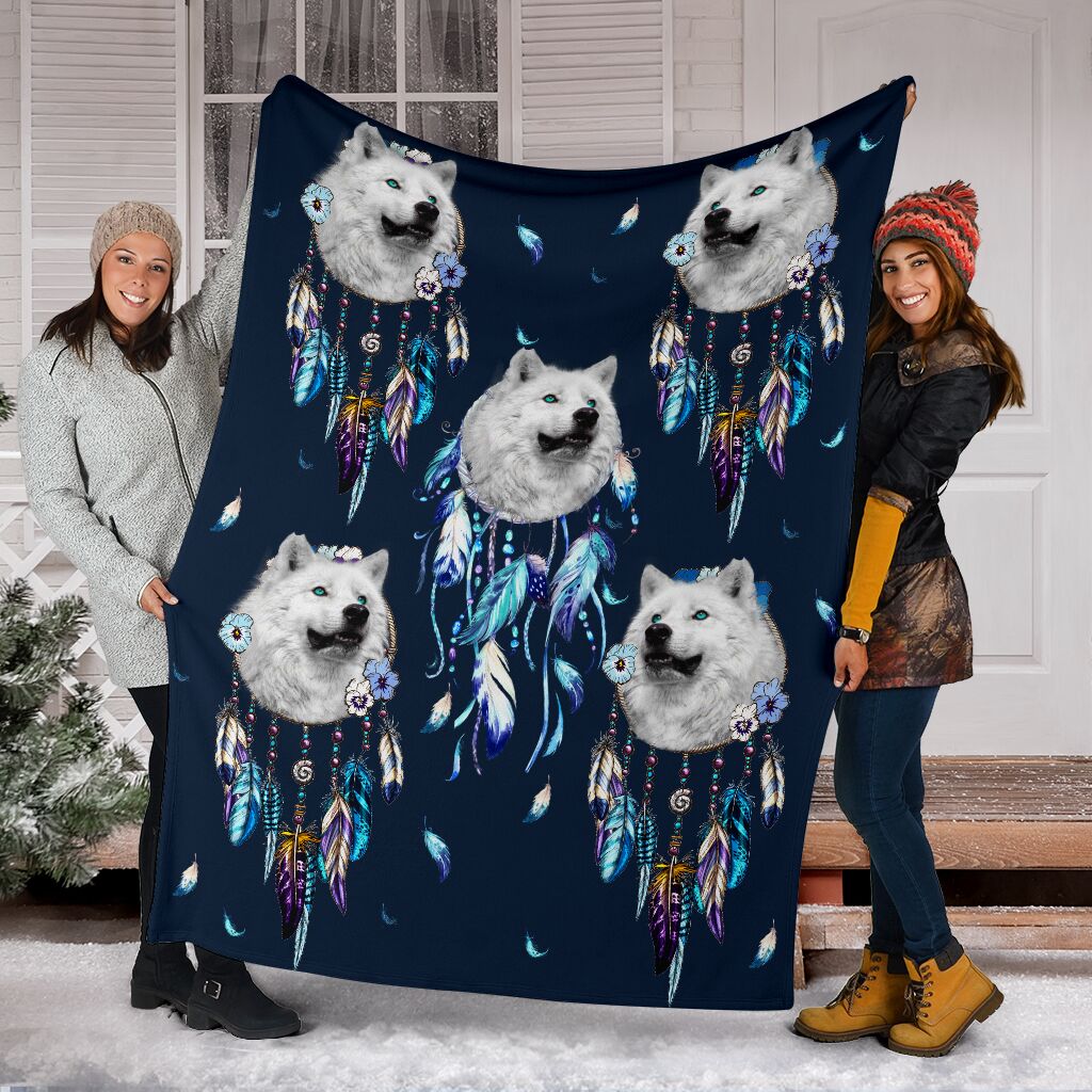 Wolves dream catcher blanket