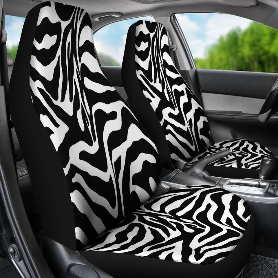 Zebra Print Custom Seat Cover Car Seat Covers Set 2 Pc, Car Accessorie –  Love Mine Gifts